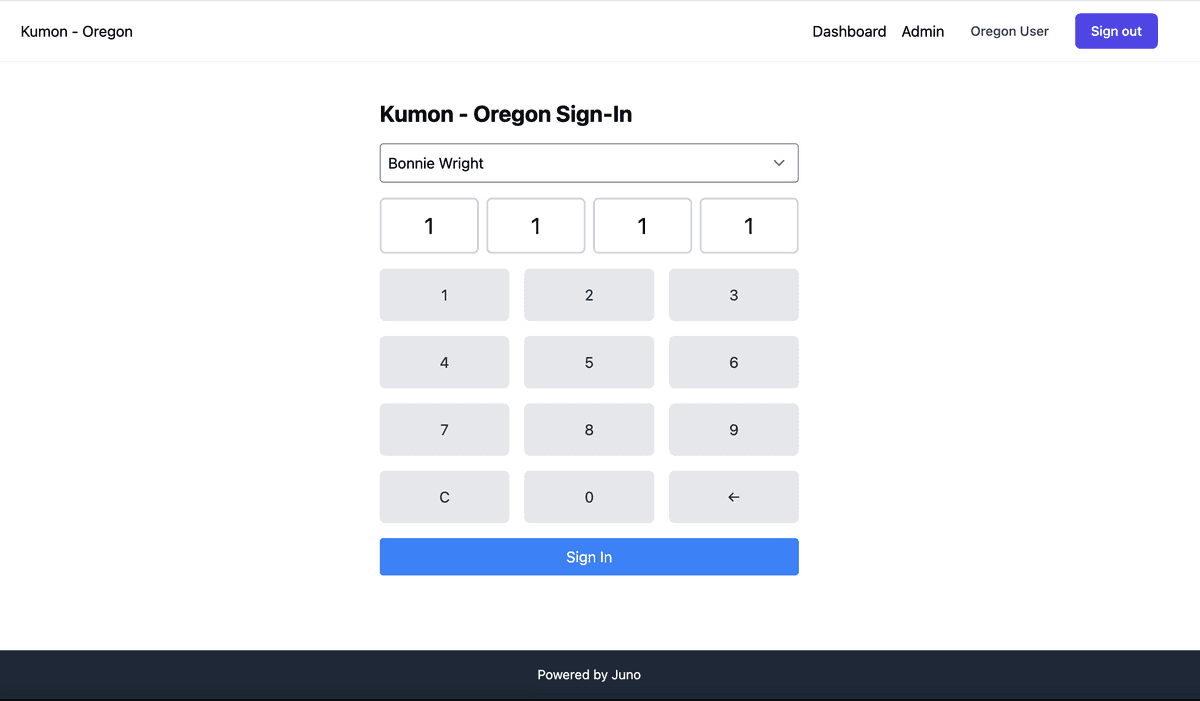Sign-In Page